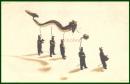 【絵葉書】アート【人形　長崎　祭り　龍踊】戦前 :高橋白扇 旧蔵　検:ちくさ/木版図案集/趣味人<br />
	
