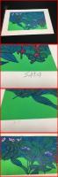 【リトグラフ】【佐田勝　石版画集　「花と月と星と」】彩色石版画5葉揃　限100部　　美術ジャーナル画廊