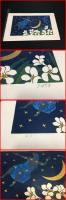 【リトグラフ】【佐田勝　石版画集　「花と月と星と」】彩色石版画5葉揃　限100部　　美術ジャーナル画廊
