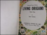 【洋書　英文】【LIVING ORIGAMI　isao honda】book one Tuttle  1960年代