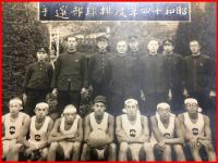 【戦前・古写真】学生スポーツ【昭和14年度・排球部選手　集合写真】場所不明・群馬か?　バレーボール
