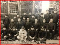 【戦前・古写真】学生スポーツ【昭和十一年度　野球部選手　集合写真】場所不明・群馬か?