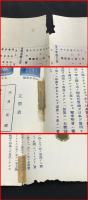 【折本】【糊式乾電池　東半球無比　金子電気商会】