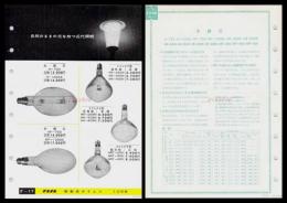 【ナショナル製品チラシ】照明【水銀灯各種　リフレクタ型　ほか】1960年代　昭和レトロ　家電　電化製品　モダンデザイン