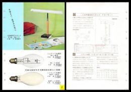 【ナショナル製品チラシ】住宅照明【15W蛍光灯スタンド FS-511 / ミニワット水銀灯 H-40・HF-40・H-100・HF-100】1960年代　昭和レトロ　家電　電化製品　モダンデザイン