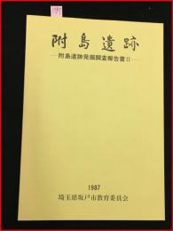 【附島遺跡 -附島遺跡発掘調査報告書2】埼玉県坂戸市教育委員会　1987年