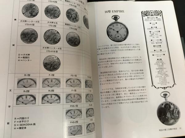 精工舎 懐中時計図鑑 流郷貞夫