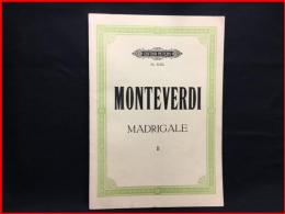 【楽譜】【MONTEVERDI　MADRIGALE Ⅱ　クラウディオ モンテヴェルディ　マドリガーレⅡ】C.F.PETERS 独語