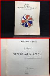 【楽譜】【Perosi MISSA BENEDICAMUS DOMINO ペロージ　ミサ　ベネディカムス・ドミノ】RICORDI 1900年
