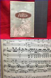 【楽譜】【Beethoben FIDELIO　ドイツ語 】1814年