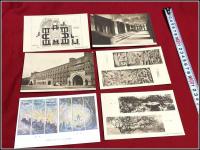 【絵葉書+案内】【 東京帝国大学外来診療所及薬局建築概要 竣功記念絵葉書】戦前
