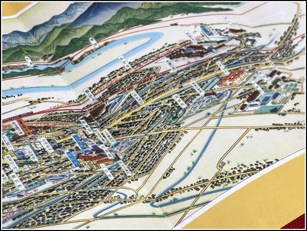 Amazon.co.jp: 63 戦前 三河高濱町 鳥瞰図 吉田初三郎