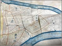 【古地図】 大判 【 埼玉 川越 南古谷村全図】 番地入 表紙付 戦前