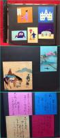 【戦前】【千代おばあ様の作品アルバム　切り絵・ちぎり絵・スケッチ等　スクラップ1帖】