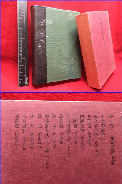 中国書論大系 第一巻 漢魏晋南北朝】二玄社 1977年初版 / 古本、中古本 
