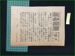 【報知新聞 明治38年6月4日 第3号外】【露艦マニラに突入す】