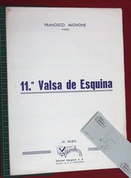 【ピアノ譜】11a Valsa de esquina【楽譜】ブラジル音楽