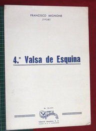 【ピアノ譜】4a Valsa de esquina【楽譜】ブラジル音楽