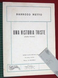 【ピアノ譜】UMA HISTORIA TRISTE【楽譜】ブラジル音楽