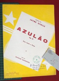 【ピアノ譜】AZULAO op.21【楽譜】ブラジル音楽