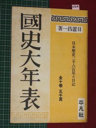 【内容見本】【国史大年表　平凡社】n124