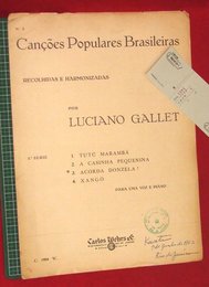 【ピアノ譜】Cancoes Populares Brasileiras【楽譜】ブラジル音楽