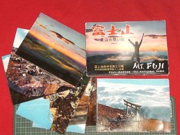 【絵葉書】【富士山　登山の想い出】【16枚】【袋付】【静岡県】【e078】