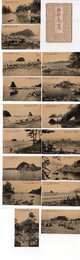 【絵葉書】福井県　若狭高濱　16枚　袋付【戦前】【e130】
