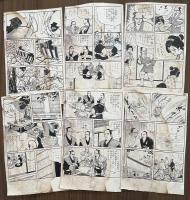 貸本漫画・怪奇マンガ　原稿30枚　月宮美兎（みと／鬼城寺健）『怪談　蛇太郎』