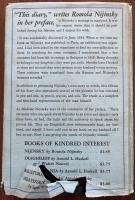 The Diary of Vaslav Nijinsky（ニジンスキーの日記）