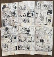 貸本漫画・怪奇マンガ　原稿30枚　月宮美兎（みと／鬼城寺健）『怪談　蛇太郎』