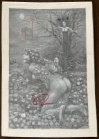 秋吉巒　雑誌S&Mコレクター挿絵原画　昭和53年4月　#4