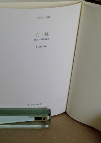 白桃 : 野呂邦暢短篇選(野呂邦暢 著 ; 豊田健次 編) / 古本