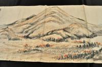 金井研香之筆觀楓記行　松井田宿〜軽井澤宿迄中仙道中碓氷峠絵巻