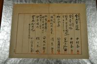 成蹊学園図書館の創立時の寄附金名簿か　坪内逍遙　内田魯庵他