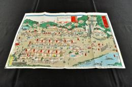 栃木県下野野州二荒山　温泉之絵図　三村庄五郎
