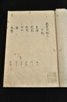 渡辺次郎右衛門家傳來藏書目録　上下巻