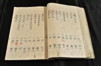 渡辺次郎右衛門家傳來藏書目録　上下巻