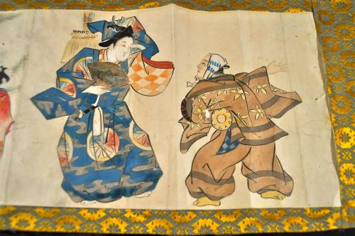 【良好品】 奥村政信肉筆小品美人図 丹鳥齊(享保頃寫 末尾ニ「丹鳥齊」落款 コレクション