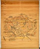 春日山城古繪圖幅