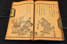 智慧の庫合本　第一號〜第七號（第1號〜第70號）　河鍋暁齋画