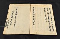 平井実傳記　全二巻　寫本