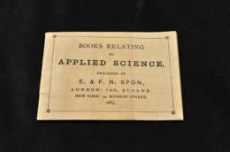 BOOKS RELATING TO APPLIED SCIENCS,