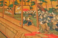 肉筆浮繪　町入能舞台之圖（仮題）