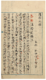 靖軒文類　土佐／弘田脩子静（久助）自筆著本か