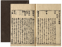 草菴和哥集類題　六巻元合本　加賀津幡俳人／矢田我柳舊藏本