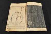 古流生花四季百瓶圖　天地人巻