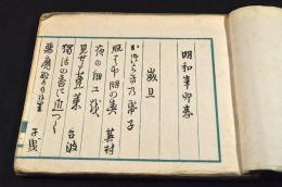 明和亥卯春　明和歳旦帖　與謝蕪村　覆刻版