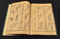 成田山獨案内　一名奉納物明細　上巻・中巻（下巻欠）　ボール表紙