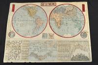 地球新圖　森琴石銅刻